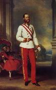 Franz Xaver Winterhalter Franz Joseph I, Emperor of Austria oil painting